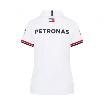 Mercedes AMG Petronas damska koszulka polo team white F1 Team 2022