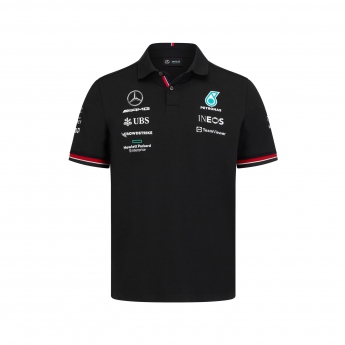Mercedes AMG Petronas męska koszulka polo team black F1 Team 2022