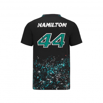 Mercedes AMG Petronas koszulka męska Lewis Hamilton sports black F1 Team 2022