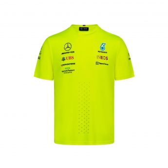 Mercedes AMG Petronas koszulka męska set up yellow F1 Team 2022