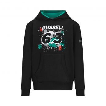 Mercedes AMG Petronas męska bluza z kapturem George 63 sweatshirt black F1 Team 2022