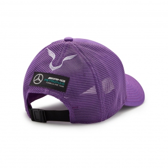 Mercedes AMG Petronas czapka baseballówka Lewis Hamilton trucker purple F1 Team 2022