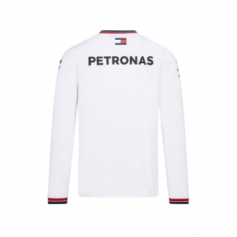 Mercedes AMG Petronas męska koszulka z długim rękawem white F1 Team 2022