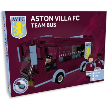 Aston Vila autobus brick team bus