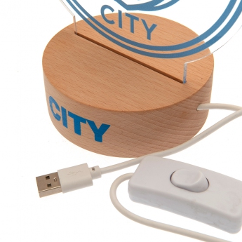 Manchester City lampka led LED crest light