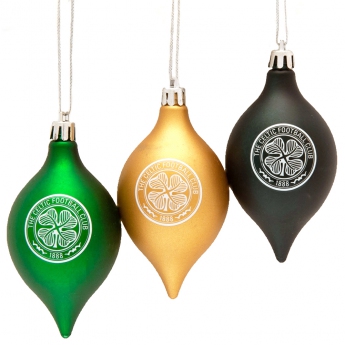 FC Celtic ozdoby świąteczne 3pk vintage baubles