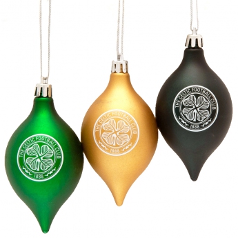 FC Celtic ozdoby świąteczne 3pk vintage baubles