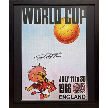 Słynni piłkarze obrazek w ramce England FA 1966 Sir Geoff Hurst Signed Framed Print