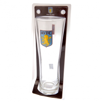 Aston Vila kufel tall beer glass