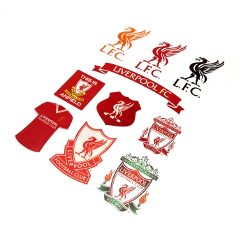 Liverpool zestaw naklejek a4 decal sticker set