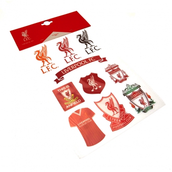 Liverpool zestaw naklejek a4 decal sticker set