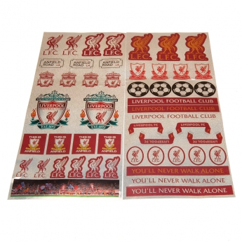 Liverpool zestaw naklejek super sticker set