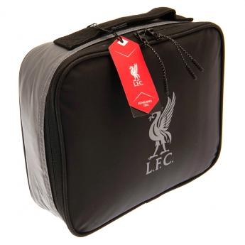 Liverpool torba na posiłek black and silver lunch bag