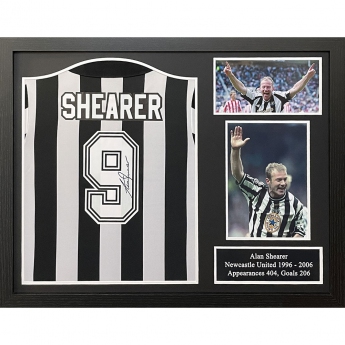 Słynni piłkarze koszulka w antyramie Newcastle United FC 1994 Shearer Signed Shirt (Framed)
