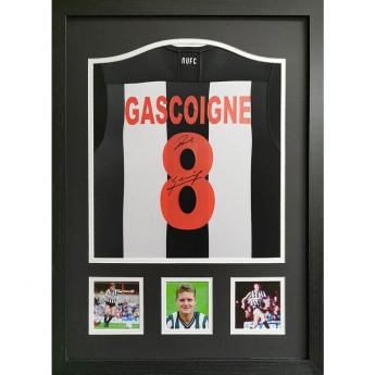 Słynni piłkarze koszulka w antyramie Newcastle United FC Gascoigne Signed Shirt (Framed)