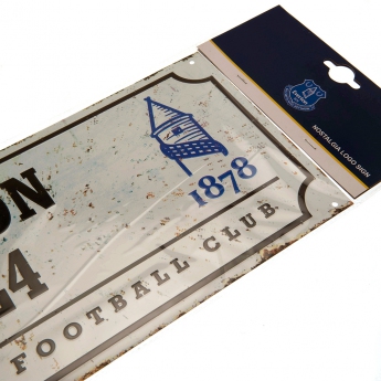 FC Everton tablica na ścianę street sign retro