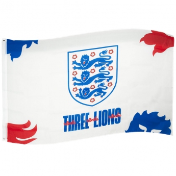 Reprezentacja piłki nożnej flaga England FA Flag 3 Lions