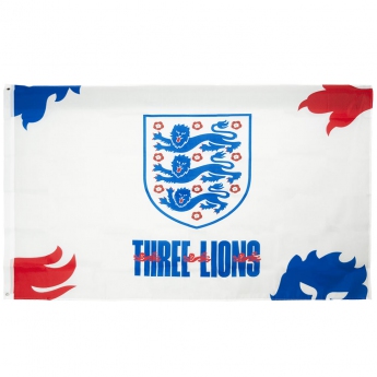 Reprezentacja piłki nożnej flaga England FA Flag 3 Lions