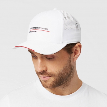 Porsche Motorsport czapka baseballówka logo white