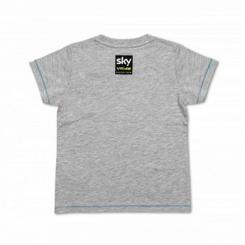 Valentino Rossi koszulka dziecięca Sky Racing grey