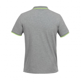 Valentino Rossi męska koszulka polo grey logo VR46 yellow Core