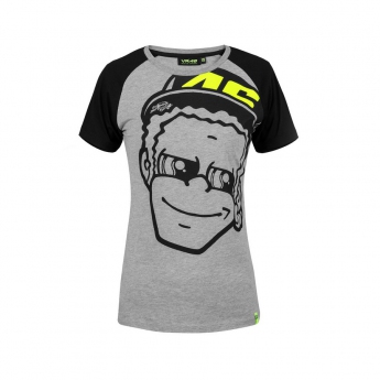 Valentino Rossi koszulka damska VR46 classic grey head