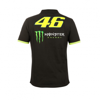 Valentino Rossi męska koszulka polo VR46 Monster black