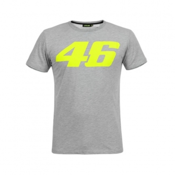 Valentino Rossi koszulka męska grey VR46 yellow Core