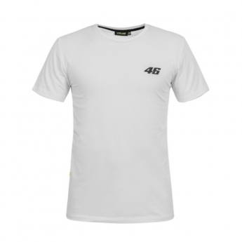 Valentino Rossi koszulka męska white logo VR46 black Core