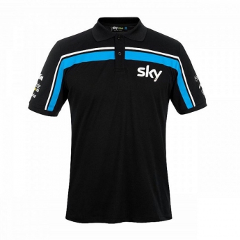 Valentino Rossi męska koszulka polo black Sky VR46 Racing Team