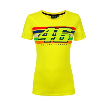 Valentino Rossi koszulka damska yellow Classic (Stripes) 2019