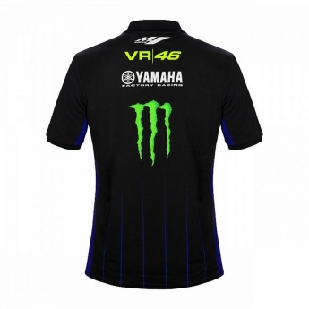 Valentino Rossi męska koszulka polo VR46 - Yamaha black 2019