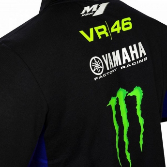 Valentino Rossi męska koszulka polo VR46 - Yamaha black 2019