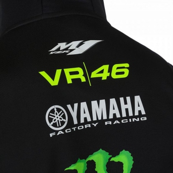 Valentino Rossi męska bluza z kapturem VR46 - Yamaha black 2019
