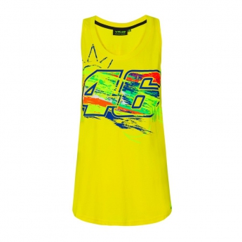 Valentino Rossi podkoszulek damski VR46 - Classic yellow (colors of the sun) 2020