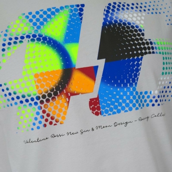 Valentino Rossi koszulka męska VR46  -  Sun and Moon grey 2022