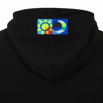 Valentino Rossi męska bluza z kapturem VR46  -  Sun and Moon black 2022
