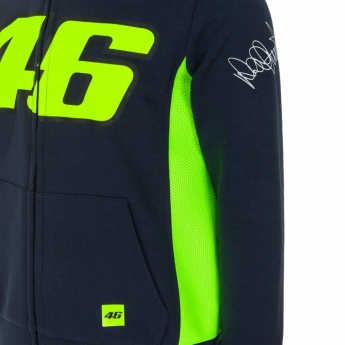 Valentino Rossi dziecięca bluza z kapturem VR46  -  Classic black 2022