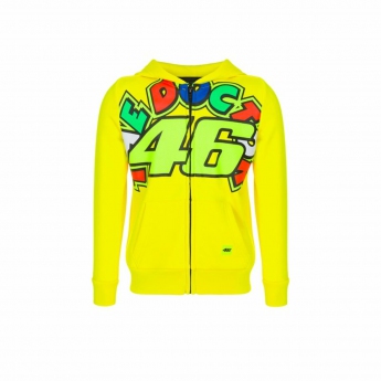 Valentino Rossi dziecięca bluza z kapturem VR46  -  The Doctor yellow 2022