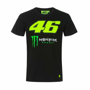 Valentino Rossi koszulka męska VR46  -  Dual Monster Energy black 2022