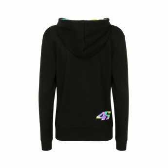 Valentino Rossi damska bluza z kapturem VR46  -  Classic black 2022