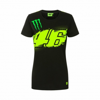 Valentino Rossi koszulka damska Monza 46 Monster Energy black 2022