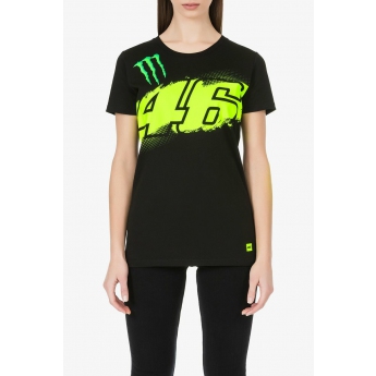 Valentino Rossi koszulka damska Monza 46 Monster Energy black 2022