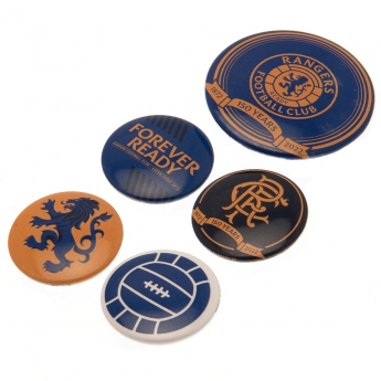 FC Rangers zestaw pinesek Button Badge Set