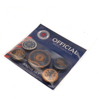 FC Rangers zestaw pinesek Button Badge Set