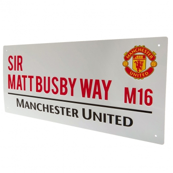 Manchester United metalowy znak Street Sign MB
