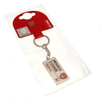 Arsenal brelok do kluczy Embossed Street Sign Keyring