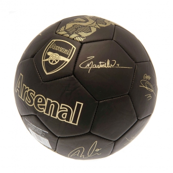 Arsenal mini futbolówka Skill Ball Signature Gold PH size 1