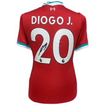 Słynni piłkarze piłkarska koszulka meczowa Liverpool 2020-21 Jota Signed Shirt