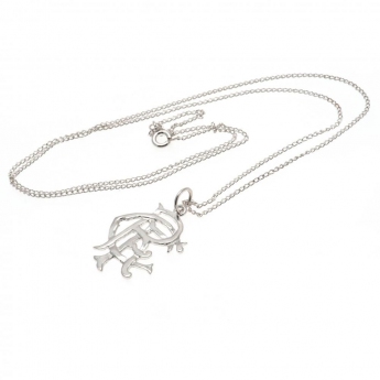 FC Rangers naszyjnik z zawieszką Sterling Silver Pendant & Chain Small